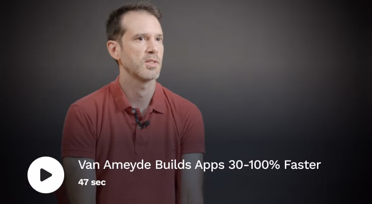 van ameyde accelerated development with outsystems