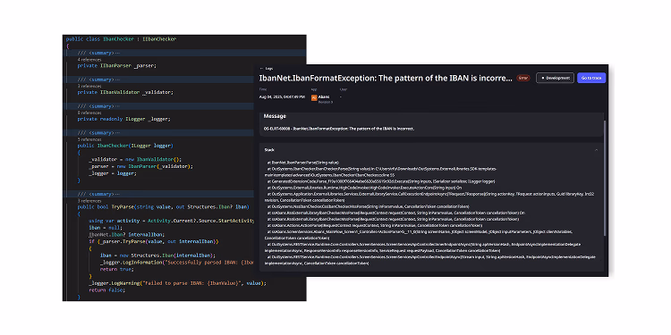 Custom Code Logging and Tracing
