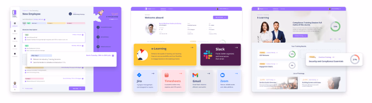 Example of an HR application.